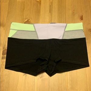 Lululemon Mini Spandex Shorts